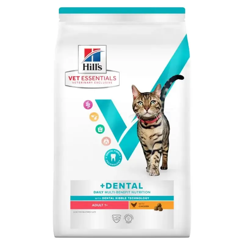 Hill’s Vet Essentials Feline Multi-Benefit & Dental Adult 1+ Chicken