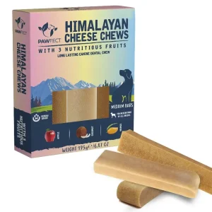 Himalayan Cheese Chews protein-ostetygg tyggebein – EPLE, KOKOS & MANGO (3-pack)