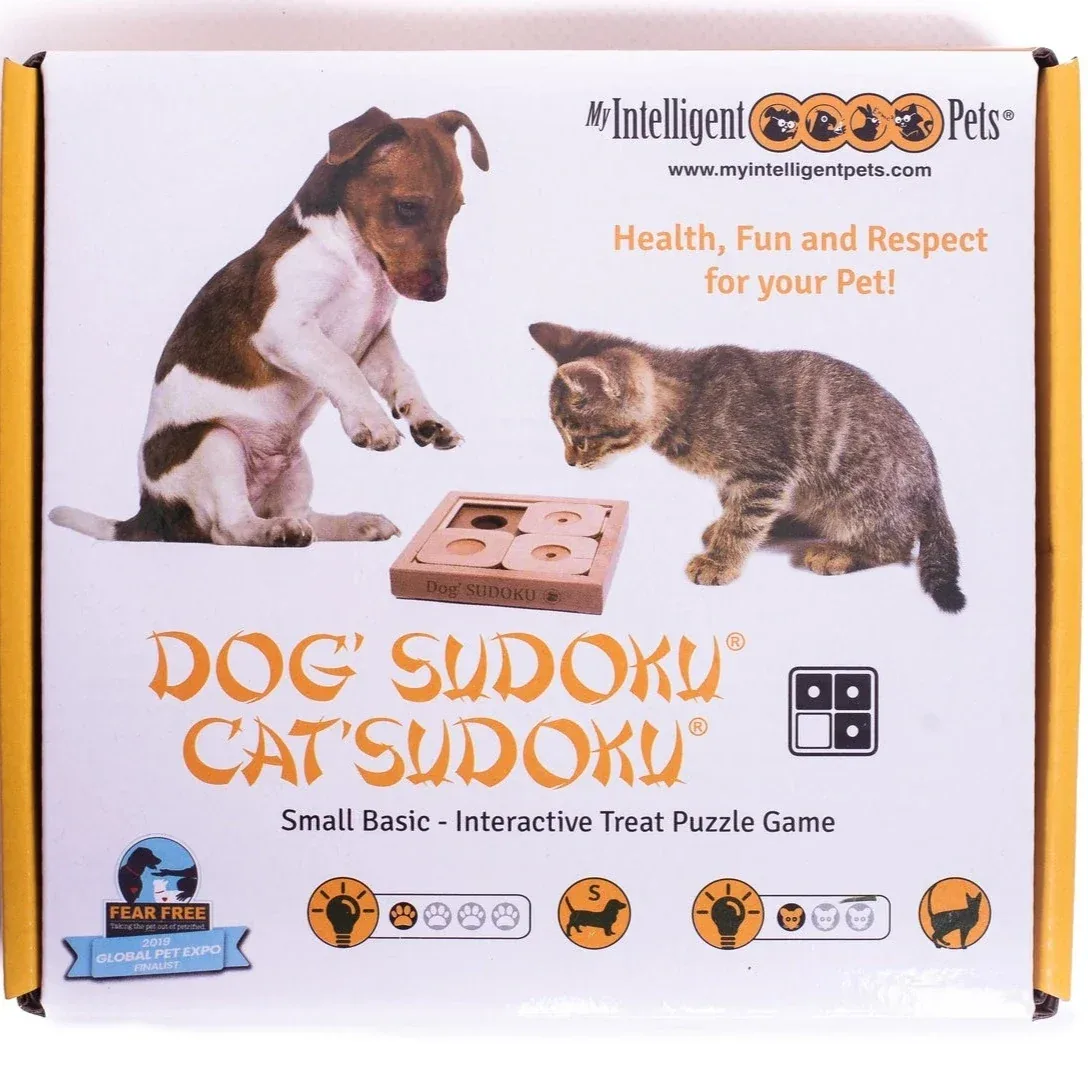Hjernetrim for hund og katt – Sudoku 3 brikker