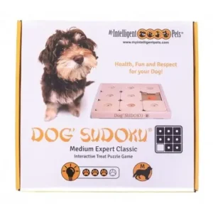 Hjernetrim hund – Sudoku 8 brikker natur