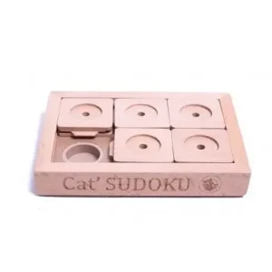 Hjernetrim katt- Sudoku 5 brikker natur