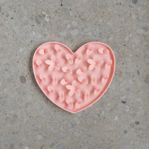 Hjerte snusematte | Rosa | Snusematte til hund