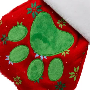 Holiday Stocking Paw Hundeleke R酶d L