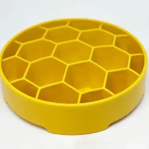 HONEYCOMB DESIGN EBOWL ENRICHMENT SLOW FEEDER matskål