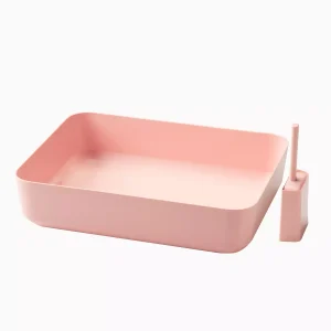 Hoopo Poh Cat litter box Rosa m/spade