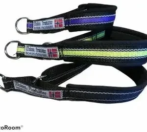 Huken Halsbånd Halvstrup m/Justering i refleksbånd