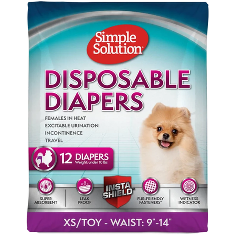 Hundebleie for tispe