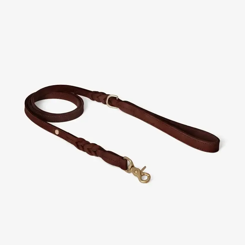 Hundekobbel Stockholm Lær Dark Choco 155 cm – Denjo Dogs