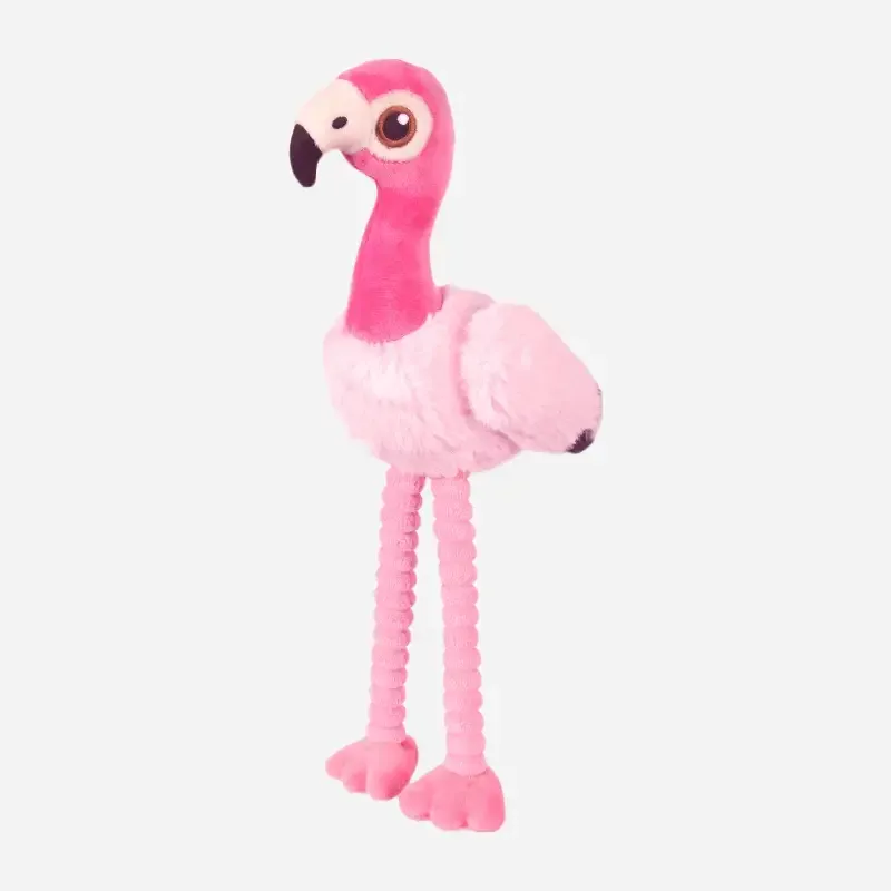 Hundeleke med pip | Flora The Flamingo | tåler maskinvask og tørketrommel