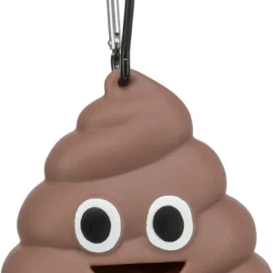 Hundeposeholder Silikon Poop Brun 8x5cm M/15 Hundeposer