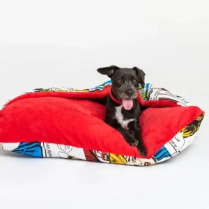 Hundeseng – hule/ sovepose til hund – tegneserie
