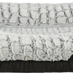Hundeseng Vital Lino svart/grå 90x65cm