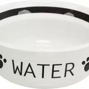 Hundeskål i keramikk «Water» – Stor og stabil vannskål 1,6L