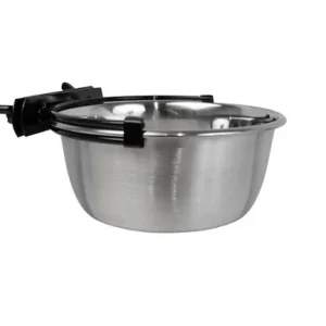 Hundeskål Rustfri Antitip Click On 1900Ml 20Cm