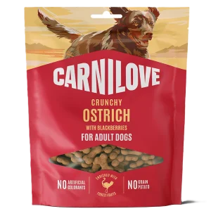 Hundesnacks 芦Crunchy禄 med struts og bj酶rneb忙r