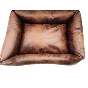 HUNDESOFA, Soft Skai Brun, 100x80x28cm