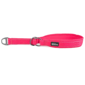 Hundhalsband Rufus halvstryp Rosa