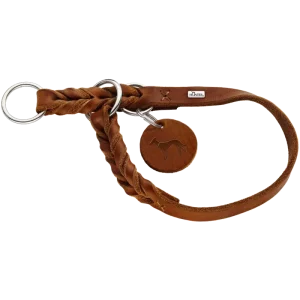 Hundhalsband St盲llbart Solid Education Halvstryp Cognac