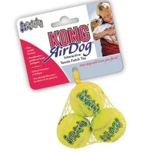 Hundleksak Kong Air Squeaker Tennisboll S 3p