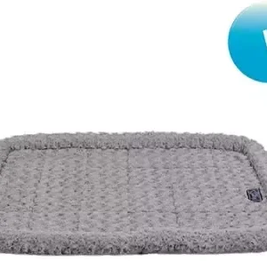 Hundmadrass Travel Dog Crate Mat L 109X70X7Cm Grå