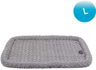 Hundmadrass Travel Dog Crate Mat L 109X70X7Cm Grå
