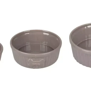 Hundskål Keramik Grå 12,5Cm 300Ml
