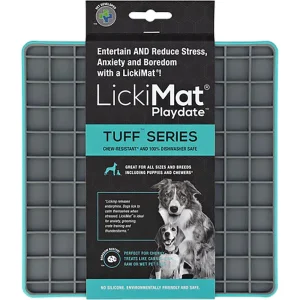 Hundskål Lickimat Playdate Tuff Ljusblå20Cm