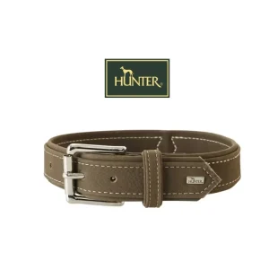 Hunter, Collar ‘Hunting’, 60/M-L, Cowleather Olivegreen