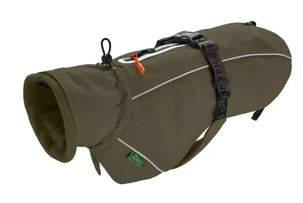 Hunter Nordby Vinterdekken (25 cm) – Olivengrønn, Vanntett & Varm | For Minihunder & Valper