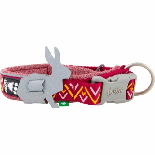 Hurtta Razzle-Dazzle ECO halsbånd 25-35 cm, Beetroot