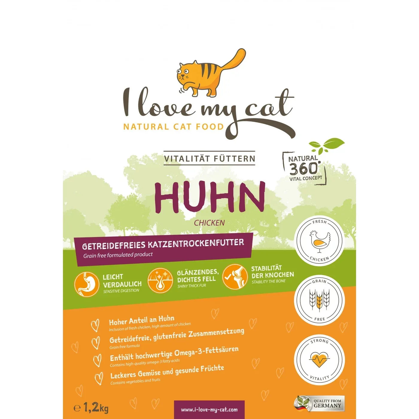 I love my Cat med Kylling 1,2 kg