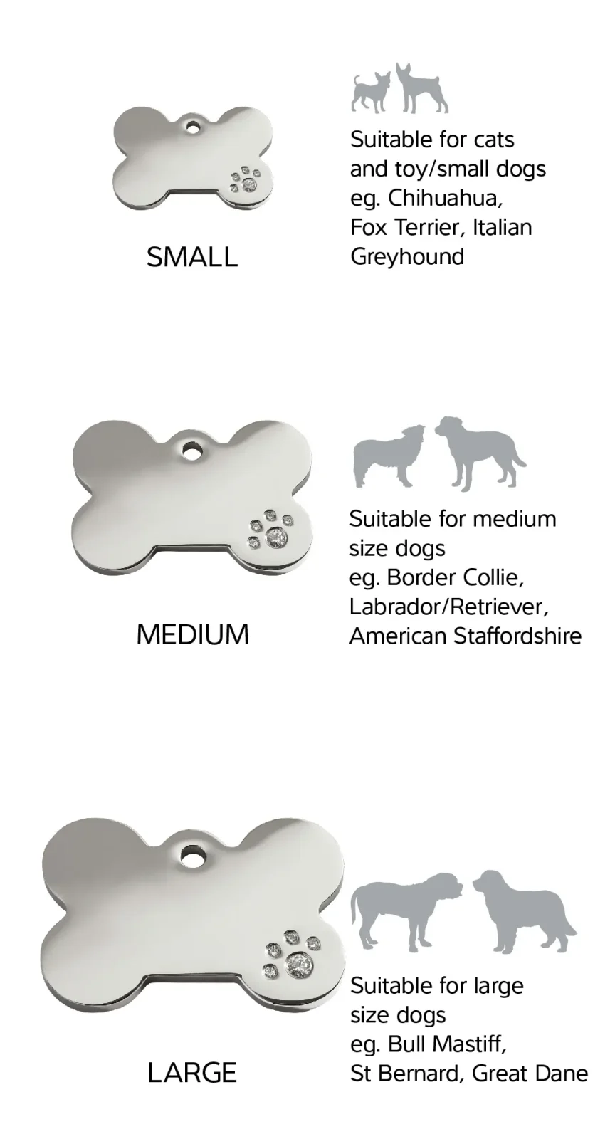 ID-Brikke Diamante Swarovski Knokkel - Image 2