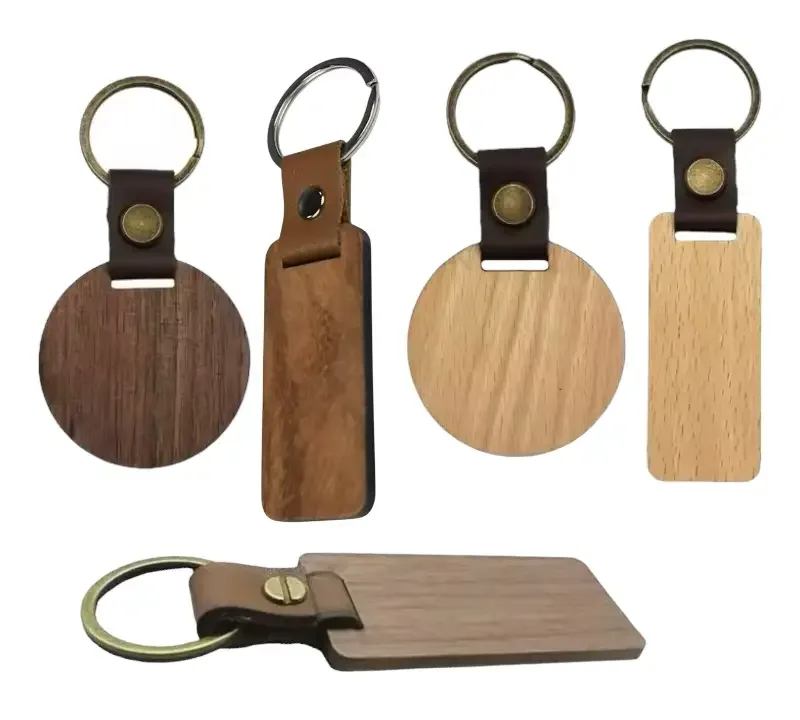 ID-brikke – Nøkkelholder – Treverk