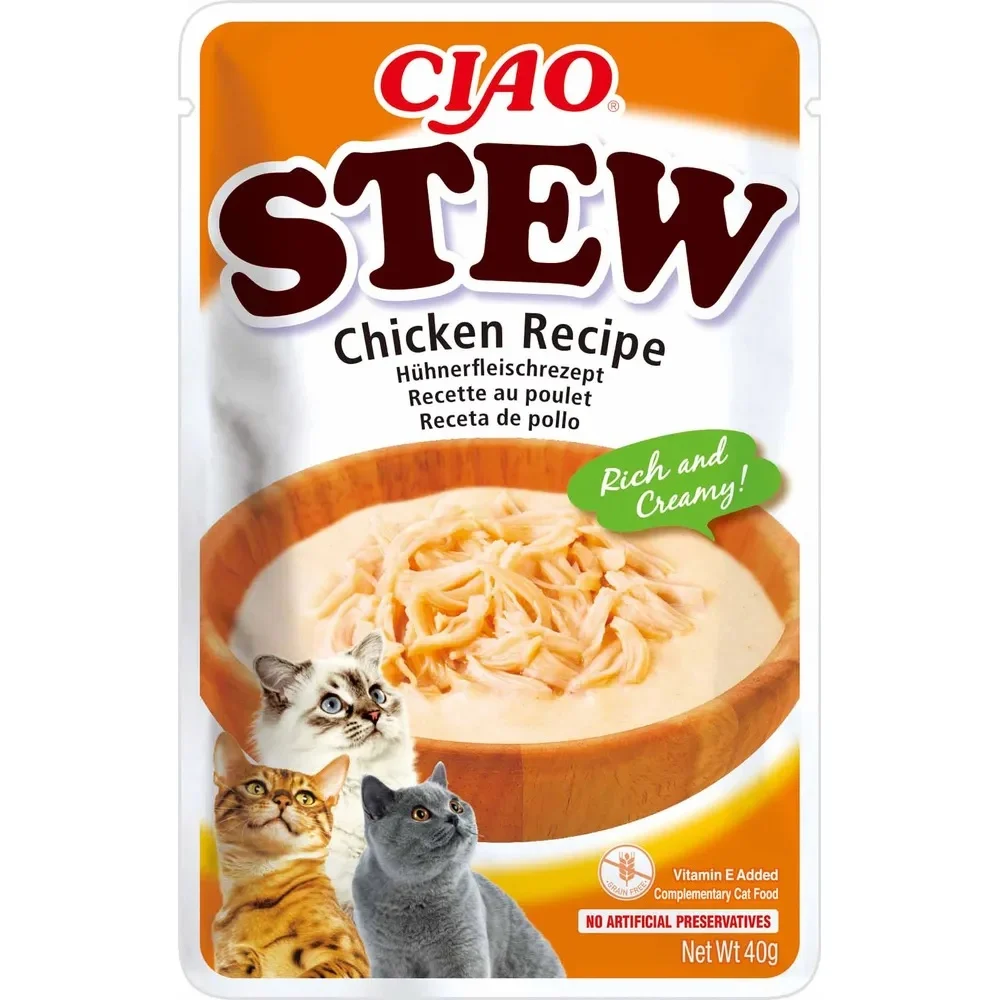 Inaba våtfòr katt – Stew Kylling