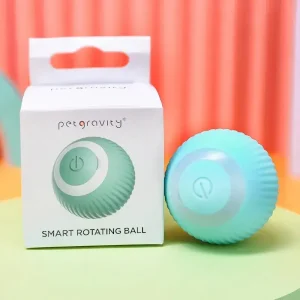 Interaktiv katteball – smart og selvroterende
