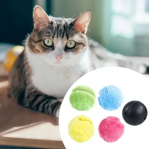 Interaktiv rulleball til hund og katt