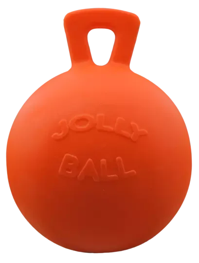 Jolly Ball Hest 25cm Oransje (Vanilla) – Slitesterk og punkteringsfri lekeball til hest