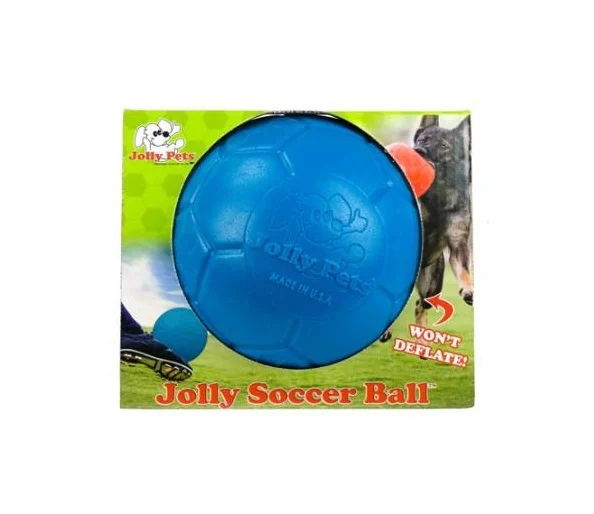 JOLLY BALL Soccer, 15cm. Blå