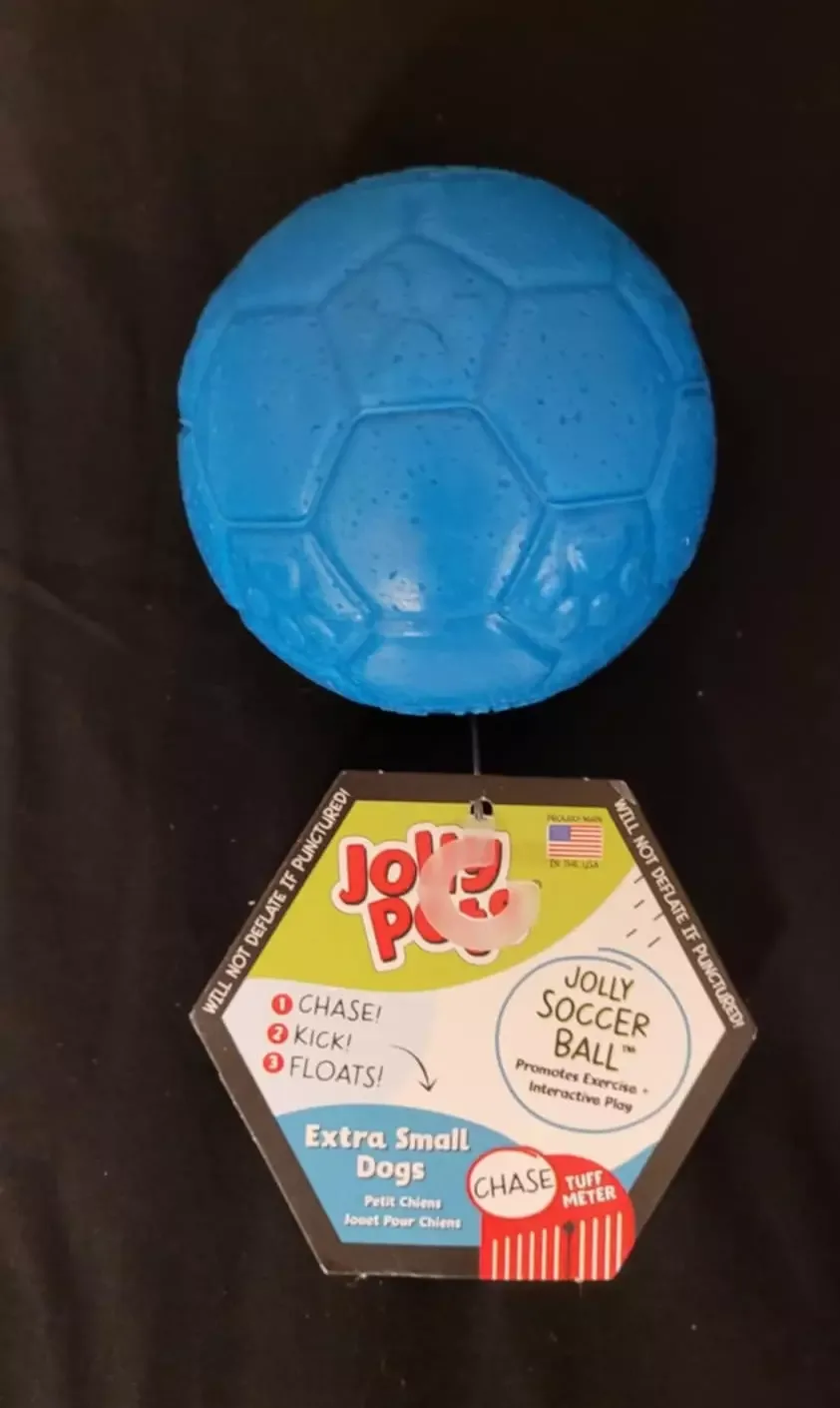 Jolly Mini Soccer Ball 10 Cm Blå
