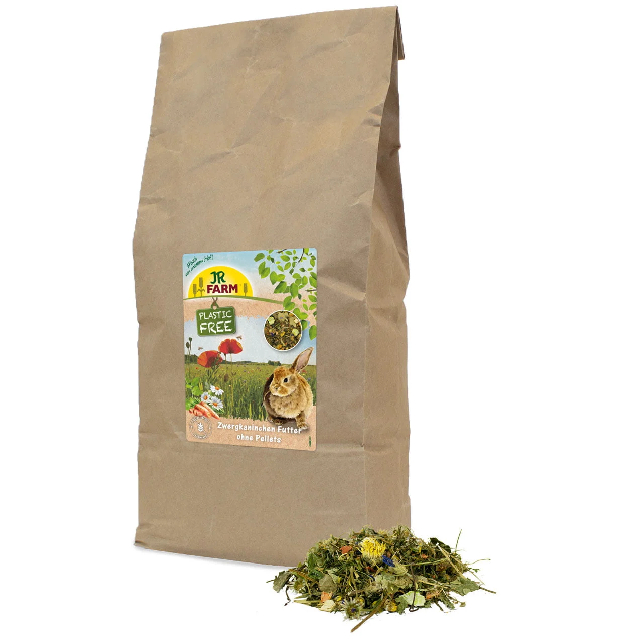 JR Farm Urteblanding Dvergkanin u/pellets 2kg