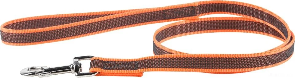 Julius-K9 Super grip line med håndtak 20mm Oransje