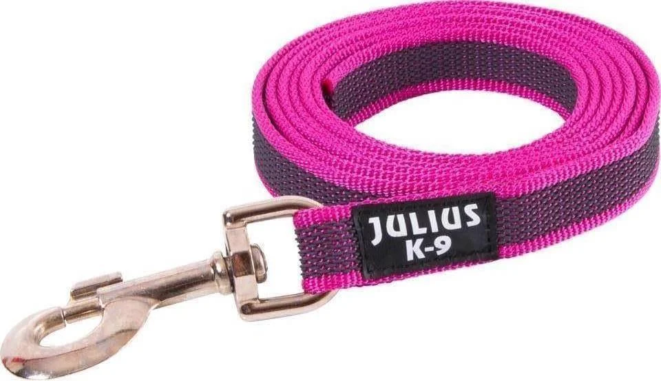 Julius-K9 Super grip line med håndtak 20mm Rosa - Image 2