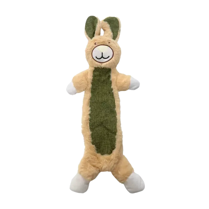 Kanin Ninus bamse med strikket effekt, 50 cm