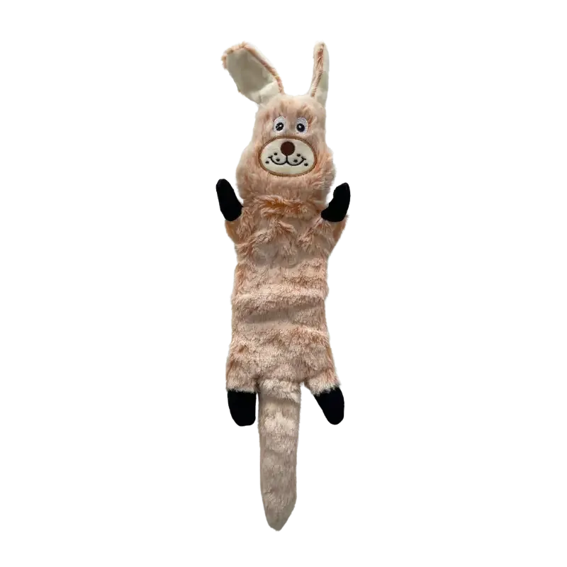Karla kaninbamse med strikket effekt, 43 cm