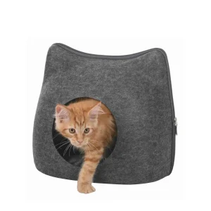 Kattehule, Felt, 38 × 35 × 37 Cm, Anthracite