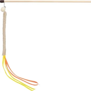 Katteleke Lekepinne m/plastikk/plysj 40cm