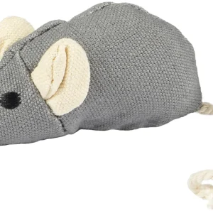 Katteleke Natural Fun Mus grå/beige 17cm