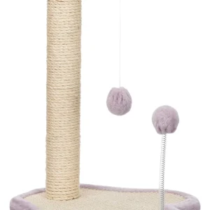 Kattemøbel Klorestokk Poteformet Junior m/ball Lyslilla 40x38x50cm