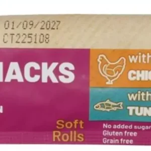 Kattesnacks Rounds with chicken & with tuna 10gr(48)