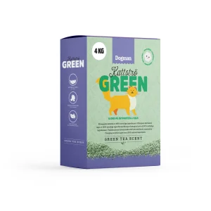 Kattestr酶 Green Tea Parfymert 4kg